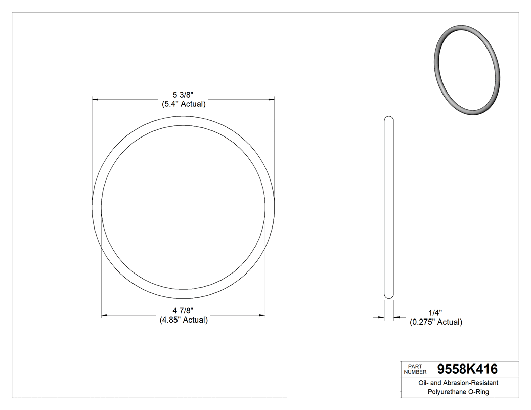 Technical drawing - 9558K416